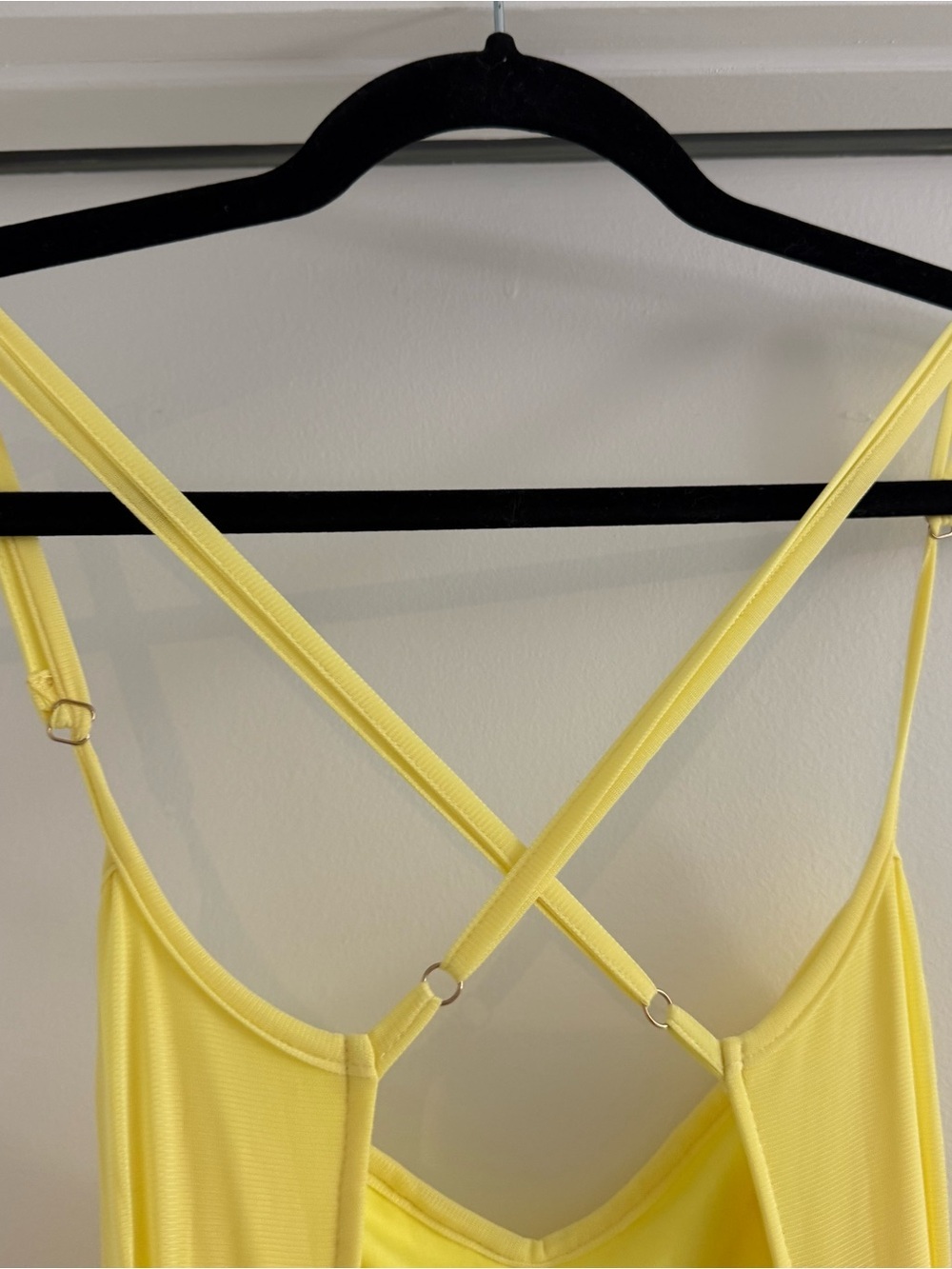 Beginning Boutique Elysium Yellow Open Back Maxi Dress Sz 12 Summer Wedding - Picture 11 of 14